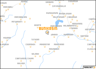 map of Bunikasin