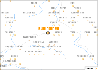 map of Buninginea