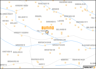 map of Bunino