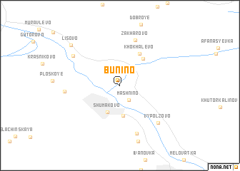 map of Bunino