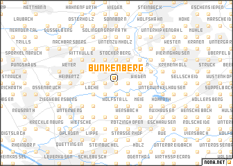 map of Bünkenberg