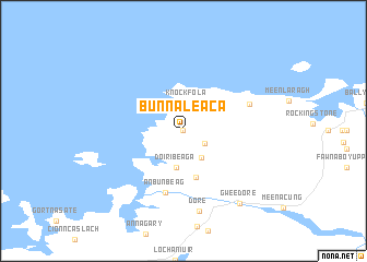 map of Bun na Leaca