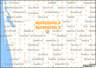 map of Bunnehepola