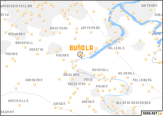 map of Bunola