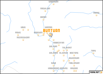 map of Buntuan