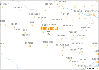 map of Bünyadlı