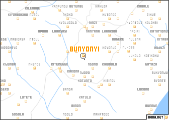 map of Bunyonyi