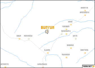 map of Bunyum