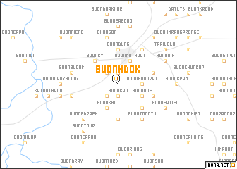 map of Buôn Hđơk