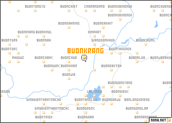 map of Buôn Krang