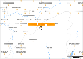 map of Buôn Lieng Trang