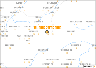 map of Buôn Pro Trong