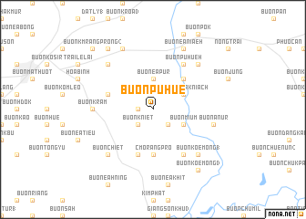 map of Buôn Pu Huê
