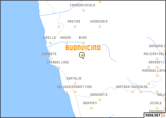 map of Buonvicino