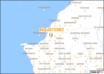 map of Buqjat Ghāz