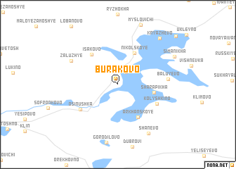 map of Burakovo