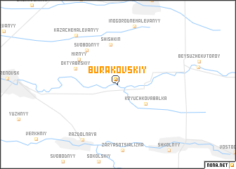map of Burakovskiy
