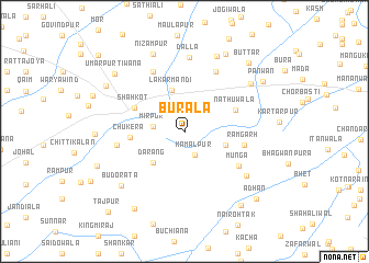 map of Burāla