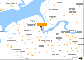 map of Buram