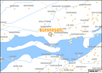 map of Burāna Sāni
