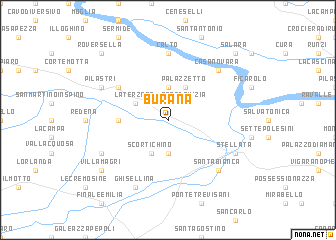 map of Burana