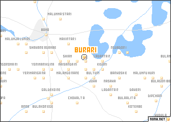 map of Burari