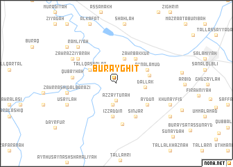 map of Burayghit