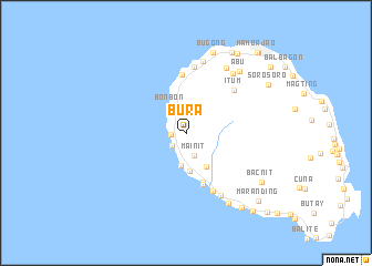 map of Bura