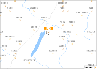 map of Bura