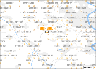 map of Burbach
