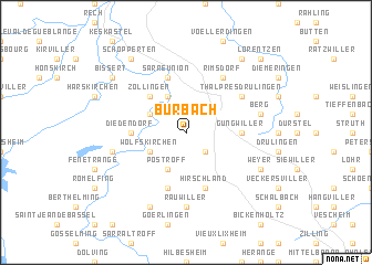 map of Burbach