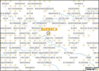 map of Burbach