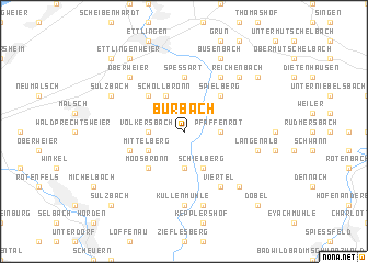 map of Burbach