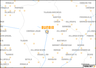 map of Burbia
