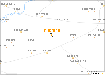 map of Burbino