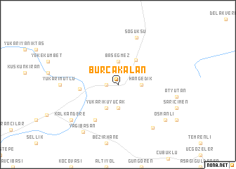 map of Burçakalan