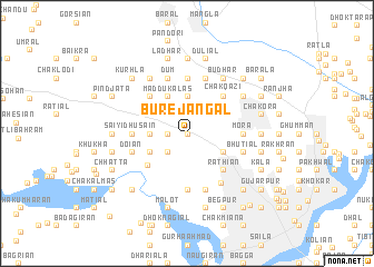 map of Bure Jangal