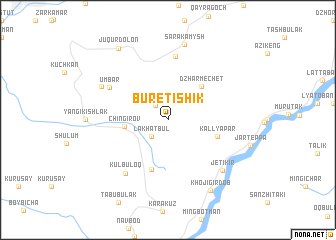 map of Bure-Tishik