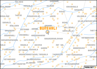 map of Būrewāli