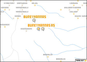 map of Burey Mannas