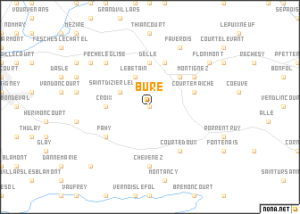 map of Bure