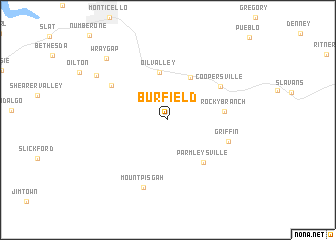 map of Burfield