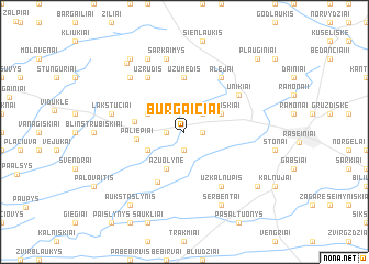 map of Burgaičiai