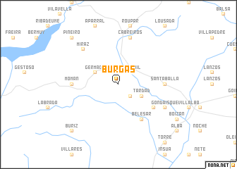 map of Burgás
