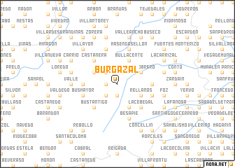 map of Burgazal