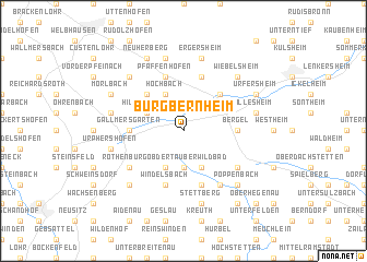 map of Burgbernheim