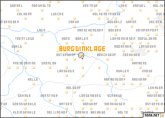 map of Burg Dinklage