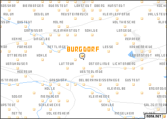 map of Burgdorf