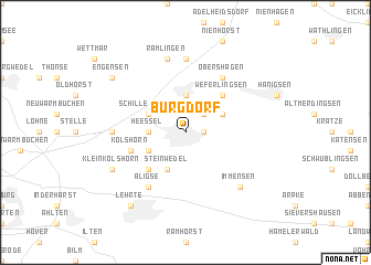 map of Burgdorf