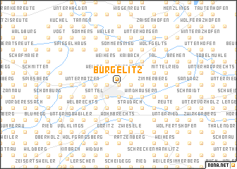 map of Burgelitz
